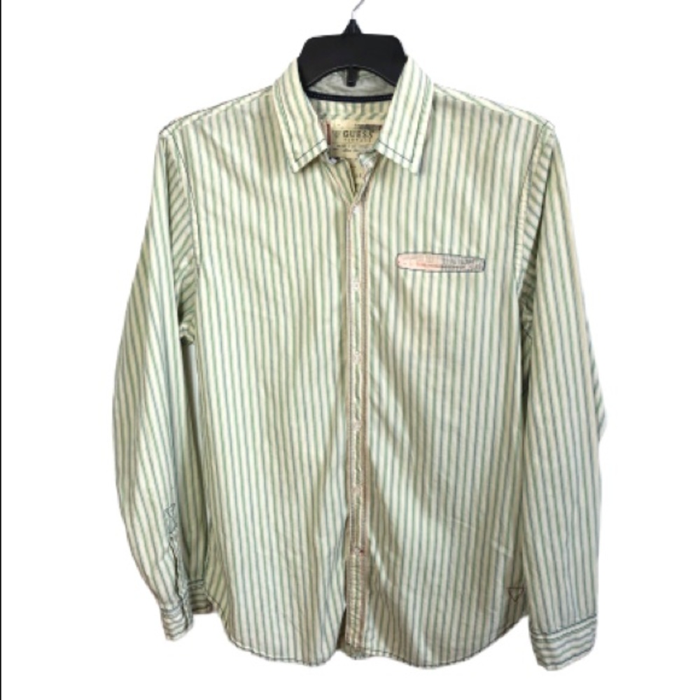 Guess vintage button front casual shirt men’s size large